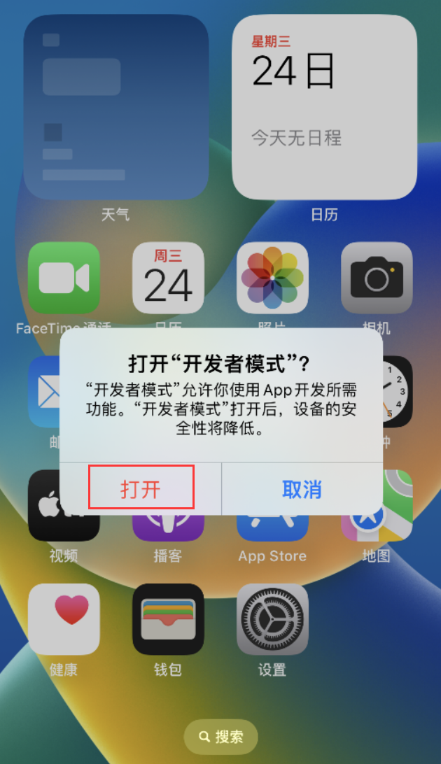 会宁苹果手机维修分享如何打开开发者模式 