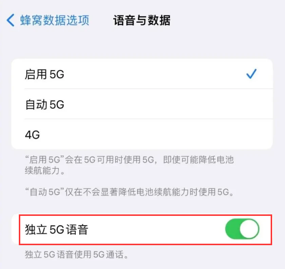 会宁苹果14维修分享iPhone 14 Pro如何开启VoNR 
