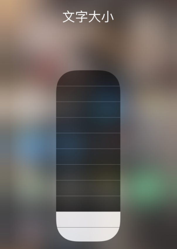 会宁苹果手机维修分享小技巧：在 iPhone 控制中心快速调节字体大小 