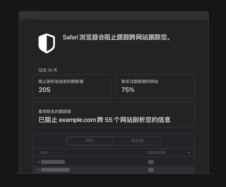 会宁苹果手机维修分享如何在 Safari 浏览器中查看和打开隐私报告 